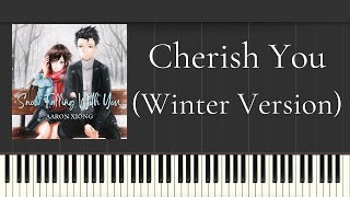 Aaron Xiong  Cherish You Winter Version  Piano Tutorial [upl. by Ientirb279]