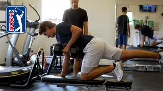 PGA TOUR winner Nico Echavarrias FULL workout routine [upl. by Rednal]