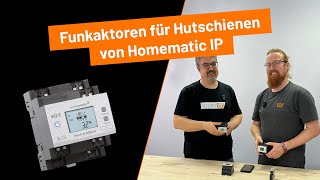 Homematic IP Funkaktoren für die Hutschiene  ELV stellt vor [upl. by Jacquelynn]