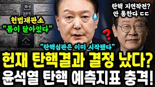 헌재는 이미 윤석열 탄핵 판단 끝냈다 의미심장한 헌재의 움직임 [upl. by Dena]