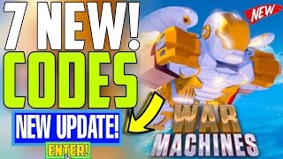 ALL NEW WORKING CODES FOR WAR MACHINE IN 2023  ROBLOX WAR MACHINES CODES [upl. by Hoxsie]