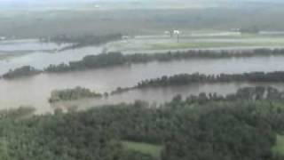 Missouri River Flooding Malta Bend and Lexingtonwmv [upl. by Bailar]