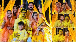 HALDI DAY 🤩🥳 Mashookinte Marriage Vibes  4 🤩🥳  Suhana  Basheer Bashi  Mashura [upl. by Llerdnam255]