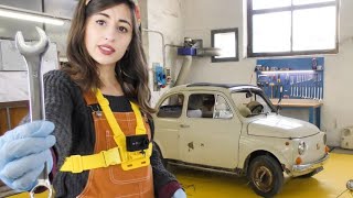 A 23 anni ha imparato da sola a restaurare auto depoca la passione di Giovanna [upl. by Aicined]