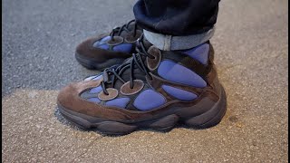 Adidas Yeezy 500 High Tyrian UnboxingReview amp On Feet 2020 [upl. by Amlez]