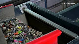 Goudsmit EddyXpert with integrated magnetic drum in plastics recycling Van Werven [upl. by Cyb]