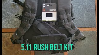 511 Rush Belt Kit for Rush 24 Tactical Backpack  review [upl. by Sacha]