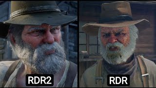 RDR Vs RDR2 Uncles Reaction To Seeing John Alive after Years Remains Unchanged [upl. by Ettegdirb]