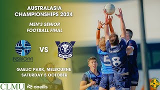 Australasia Championships 2024  Mens Senior Football Final [upl. by Macdermot]