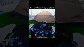 Kawasaki Ninja zx10r top speed test [upl. by Swetiana]