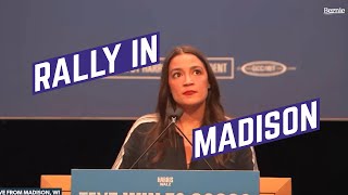 AOC Rallies in Madison WI  FULL SPEECH [upl. by Aidan]