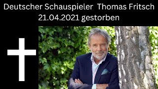 Deutscher Schauspieler Thomas Fritsch gestorben Der Schauspieler war ein Synchronsprecher [upl. by Calandria]