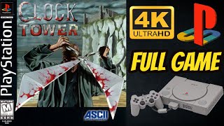 Clock Tower  PS1  4K60ᶠᵖˢ UHD🔴  Longplay Walkthrough Playthrough Movie FULL GAME [upl. by Agnes]