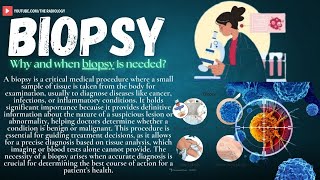 Biopsy 101 Types Importance amp What You Need to Know for Diagnosis biopsy theradiology5817 [upl. by Olimreh]