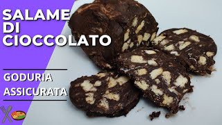 SALAME DI CIOCCOLATO RICETTA [upl. by Magnum]