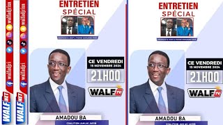 Amadou Ba est l’invité de Pierre Edouard et George Nesta dans Entretien Spécial Ce Vendredi 151124 [upl. by Immat973]