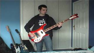 The Jam  Eton Rifles  Bass Cover [upl. by Hillman]