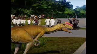 Proceratosaurus rampage  Jurassic World Evolution [upl. by Noswal]