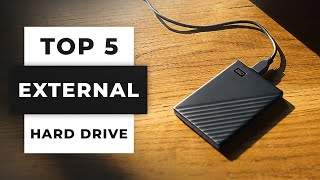 TOP 5 Best External Hard Drives 2024 [upl. by Akehsat421]