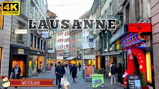 Lausanne Switzerland Walking Tour 4k The Worlds Best Small City [upl. by Pax]