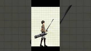 How to animate Attack on Titan eren Yeager attackontitan erenyeager anime howto animation [upl. by Balfour]