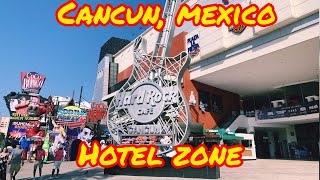 Hotel Zone Cancun  Taxi Ride From Occidental Tucancun to Riu Palace Las Americas 2019 [upl. by Judson]