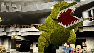 Minecraft Parody  JURASSIC PARK  Minecraft Animation [upl. by Jemine343]