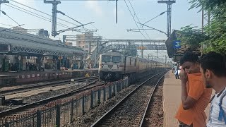 13173 Sealdah Sabroom Kanchanjunga express with Sealdah Mongal WAP7 spotted at Dumdum jn [upl. by Ritch]