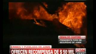 C5N  POLICIALES CRIMEN Y PUEBLADA EN JUNIN PARTE 8 [upl. by Haleehs]