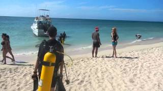 Buceo en Playa Ancon Sancti Spiritus Cuba [upl. by Ledairam796]