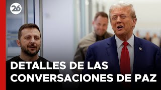 UCRANIA define DETALLES para las CONVERSACIONES DE PAZ tras la INJERENCIA DE TRUMP en la GUERRA [upl. by Aigroeg]