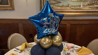 Balloon Centerpieces  Graduation Dinner  Tutorial  DIY [upl. by Ursulette]