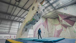 Free Soloing Highest Indoor Boulder in The UK with heart rate monitor [upl. by Grim]