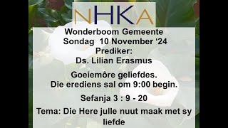 Sondag 10 November ‘24 [upl. by Selmner]