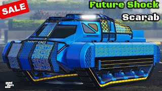 SCARAB Future Shock  Best Customization amp Review  Sale  GTA Online  Arena War TANK [upl. by Neerak]