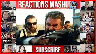 Logan Official Trailer Reactions Mashup [upl. by Nomis831]