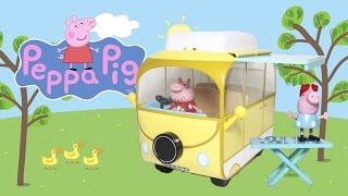 Peppa Pig CamperVan Toy Review Peppa Juegos [upl. by Ahsha]