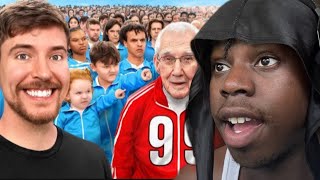 MrBeast Ages 1100 Decide Who Wins 250000 RellyTheKid Reacts [upl. by Eerual410]