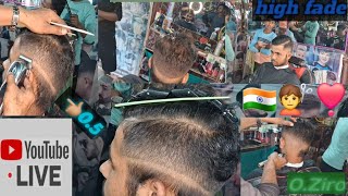 LOW FADE SLICKED BACK HAIRCUT TUTORIAL 🇮🇳INDIAN AMIT BARBER [upl. by Kataway740]