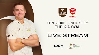 🔴 LIVE Surrey v Essex  DAY TWO  Vitality County Championship [upl. by Ynohtnaleahcim]