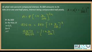 Comparing Quantities CHAPTER 8 QUESTION 3 [upl. by Eicram985]