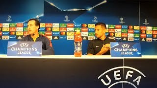 Unai Emery amp Marquinhos before RSCA  PSG [upl. by Nera955]