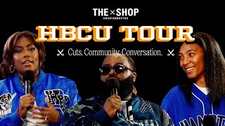 Rashida Jones Bas amp Mo’ne Davis Believe HBCUs are Launchpads to Success  THE SHOP HBCU LIVE TOUR [upl. by Quintie]