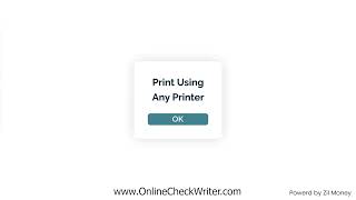 Customize and Print Your Checks Easily Using Any Printer [upl. by Ecraep]