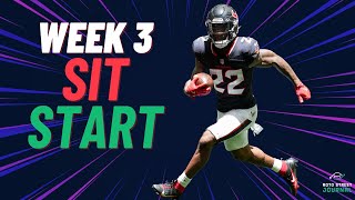 Week 3 Fantasy Football Start Em Sit Em Questions Start Cam Akers Jerome Ford Jaylen Waddle [upl. by Thistle]