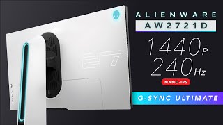 The ULTIMATE GamingMediaContent Creation 240Hz Monitor  Alienware AW2721D [upl. by Jenna]