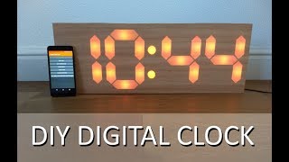 DIY 7 Segment Digital Clock [upl. by Torrey]