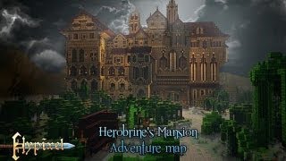 Herobrines Mansion del 1 MC Custom map Swedish [upl. by Acker517]