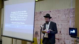 Opening remarks by Rabbi Mendy Kaminker [upl. by Spiers]