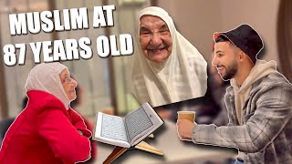 SPEAKING TO 87 YEAR OLD WOMAN WHO CONVERTED TO ISLAM TOUCHING 😢 [upl. by Herman]